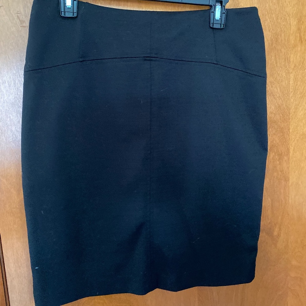 New York & Company Stretch Black Pencil Skirt
